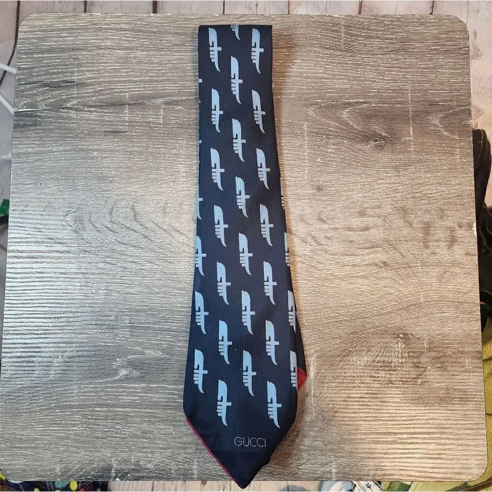 Men's Gucci Tie, Made in Italy, 100% silk